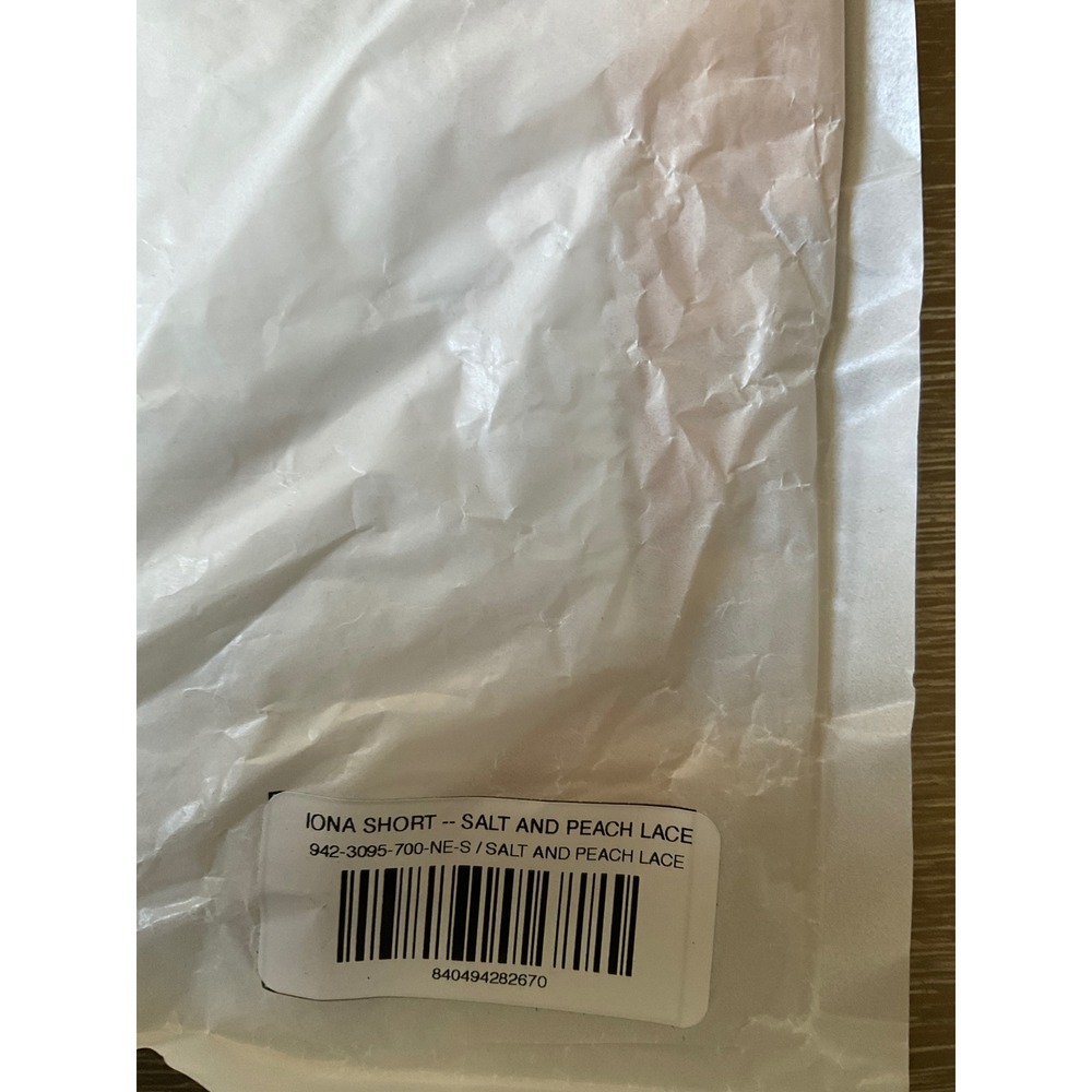 DOEN Iona Short Salt and Peach Lace Small New With Tags - Picture 5 of 6